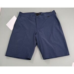 Travis Mathew Golf Shorts Men's 34 Blue Performance Hybrid Stretch Casual Dadcor